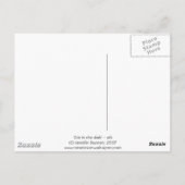 暗闇の中の猫 ポストカード (裏面)