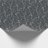 暗闇の中の矢印:手書きパターン ラッピングペーパー (角)