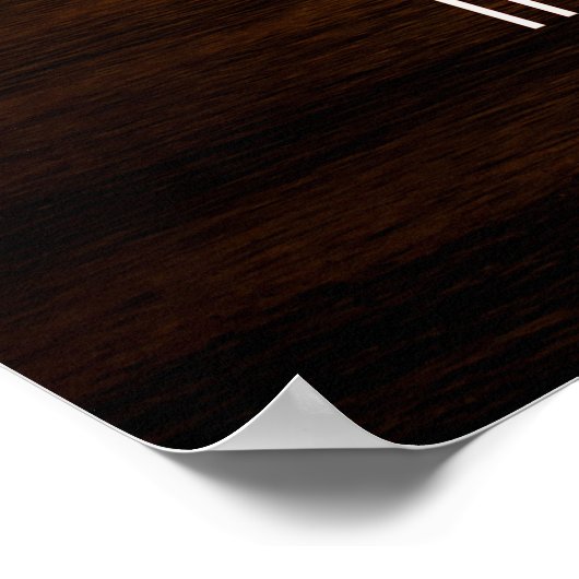 暗闇の中の聖火引用文 ポスター (角)