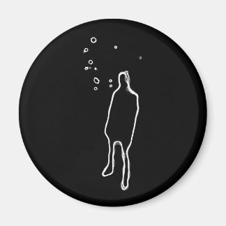 暗闇の中の言葉 マグネット