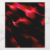 暗闇の中の赤い砂丘 ワインラベル (シングルラベル)