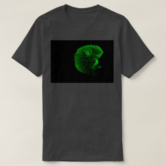 暗闇の中の魚 Tシャツ (デザイン正面)