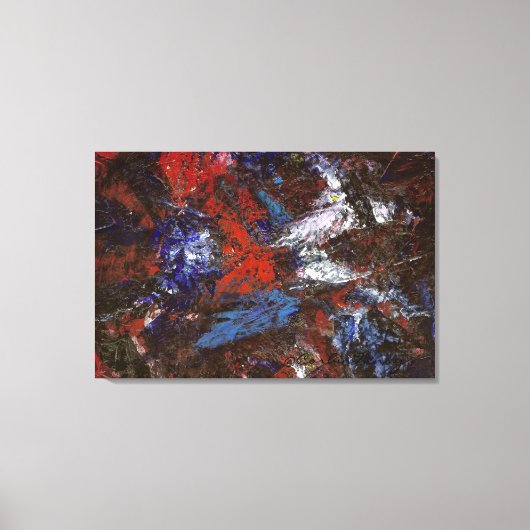 暗闇の中抽象芸術 キャンバスプリント (正面)