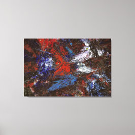 暗闇の中抽象芸術 キャンバスプリント