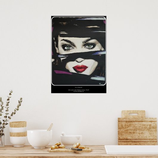 「暗闇の中絵を描」は ポスター (キッチン)