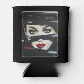 「暗闇の中絵を描」は 缶クーラー (正面)