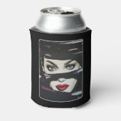 「暗闇の中絵を描」は 缶クーラー (缶裏面)