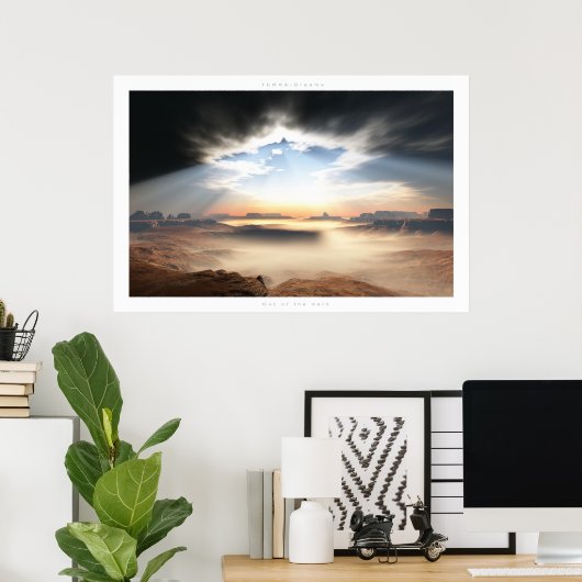 暗闇の中 ポスター (ホームオフィス)