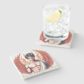 暗闇の天使 ストーンコースター (横)