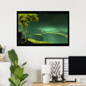 暗闇の島々 ポスター (ホームオフィス)