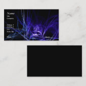 暗闇の抽象的な名刺 名刺 (正面/裏面)