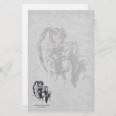 暗闇の文房具の妖精 便箋 (正面/裏面)