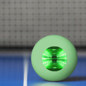 (暗闇の白熱)緑、黄色、またはオレンジ- 卓球ボール (ネット)