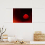 暗闇の赤い球 ポスター (キッチン)