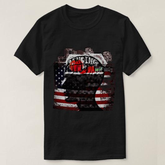 暗闇の踊り Tシャツ (デザイン正面)