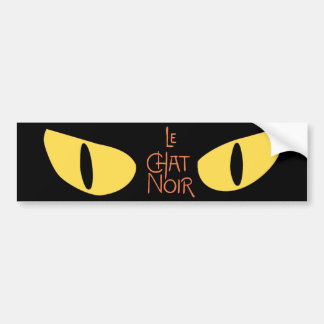 暗闇のLe Chat Noir バンパーステッカー