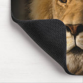 暗闇のmousepadのライオン マウスパッド (コーナー)