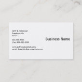 暗闇は名刺をスカラップで仕上げます 名刺 (裏面)