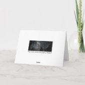 暗闇は美しい失敗の豚のようなバースデー・カードを来ます カード (裏面)