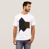 暗闇はDjays汚れた不潔な低音クラブDJを協力させます Tシャツ (正面フル)