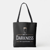 暗闇よ、我が古き友よ、冗談めいた聖パトリックの祝日 トートバッグ (裏面)