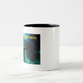 暗闇を受け入れる ツートーンマグカップ (中央)