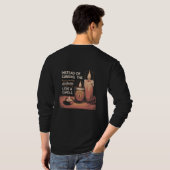 暗闇を呪うよりも、蝋燭に火を灯せ Tシャツ (裏面フル)