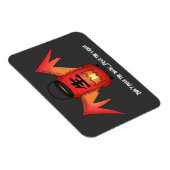 「暗闇を恐れるな」灯篭日本の妖怪 マグネット (右側)