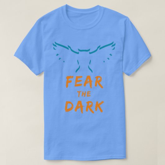 暗闇を恐れる Tシャツ (デザイン正面)