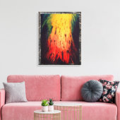 暗闇を残してライトを書き入れて下さい キャンバスプリント (インサイチュ (リビング))