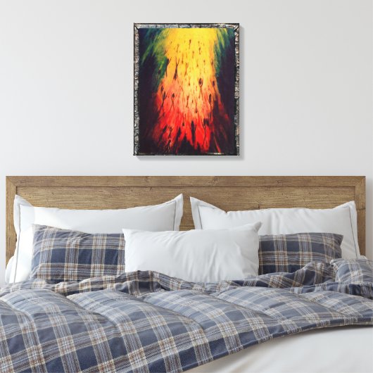 暗闇を残してライトを書き入れて下さい キャンバスプリント (インサイチュ (寝室))