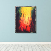 暗闇を残してライトを書き入れて下さい キャンバスプリント (インサイチュ (ウッドフロア))