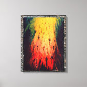 暗闇を残してライトを書き入れて下さい キャンバスプリント (正面)