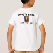 暗闇を残してライトを書き入れて下さい Tシャツ (裏面)