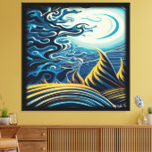 暗闇 キャンバスプリント (インサイチュ (リビング))