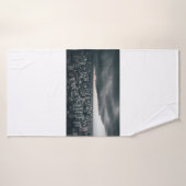 暗雲アベブシティ建物 バスタオル (バスタオル)