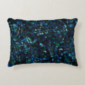 暗風変わりい背景と霞んだ輝きにモザイク アクセントクッション (正面)