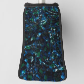 暗風変わりい背景と霞んだ輝きにモザイク ゴルフヘッドカバー (回転90)