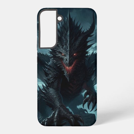 暗黒の中世のドラゴン SAMSUNG GALAXYケース (裏面)