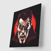 暗黒の主 スクエア壁時計 (傾斜)