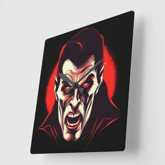 暗黒の主 スクエア壁時計 (傾斜)