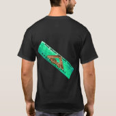 暗黒の時代のための暗黒の思想 ブラックTシャツ Tシャツ (裏面)