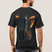 暗黒の潮流の影 - 海賊の覚醒 Tシャツ (裏面)