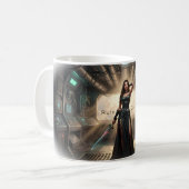 暗黒を統べるゴシック戦士マグカップ コーヒーマグカップ (正面左)