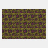 暗黒バラ ラッピングペーパーシート (正面2)