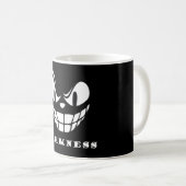 暗黒モンスターの顔 コーヒーマグカップ (正面右)