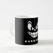 暗黒モンスターの顔 コーヒーマグカップ (正面左)