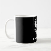 暗黒モンスターの顔 コーヒーマグカップ (左)
