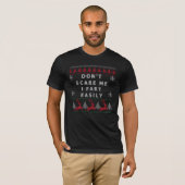 暗黒ユーモアファン必見!おとなのびびりすぎ注意Tシャツ Tシャツ (正面フル)