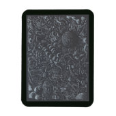 暗黒世界の銀のインクの風景 マグネット (縦)